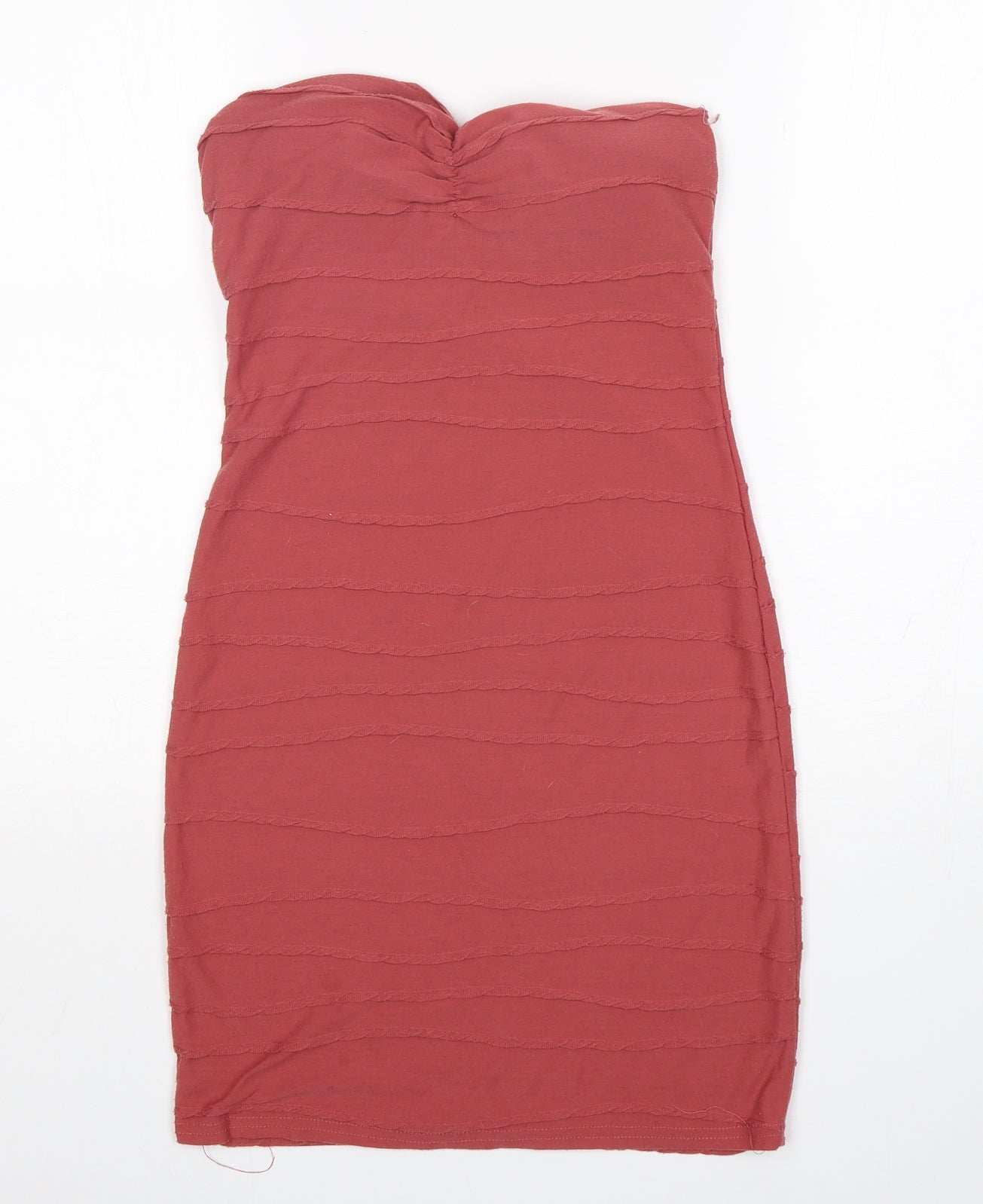 Select Womens Pink  Polyester Bodycon  Size 10  V-Neck