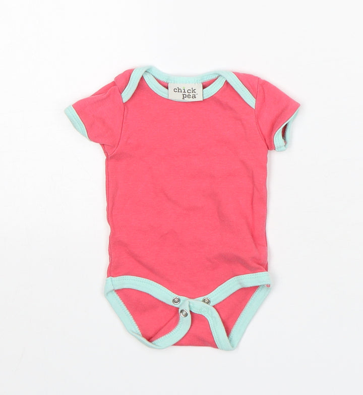 Chick Pea Girls Pink Cotton Leotard One-Piece Size 0-3 Months