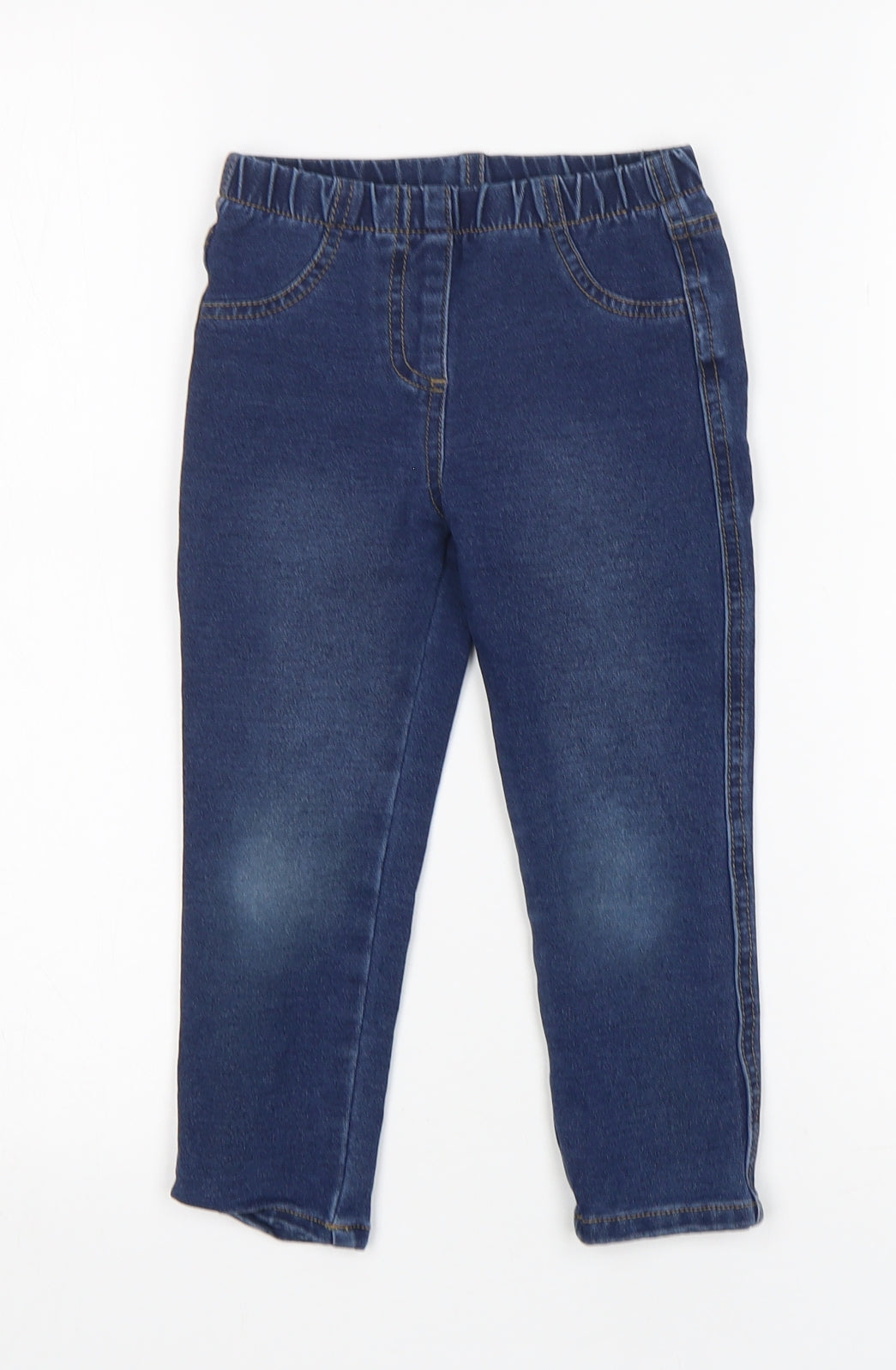 Matalan Girls Blue  Cotton Jegging Jeans Size 3-4 Years  Regular