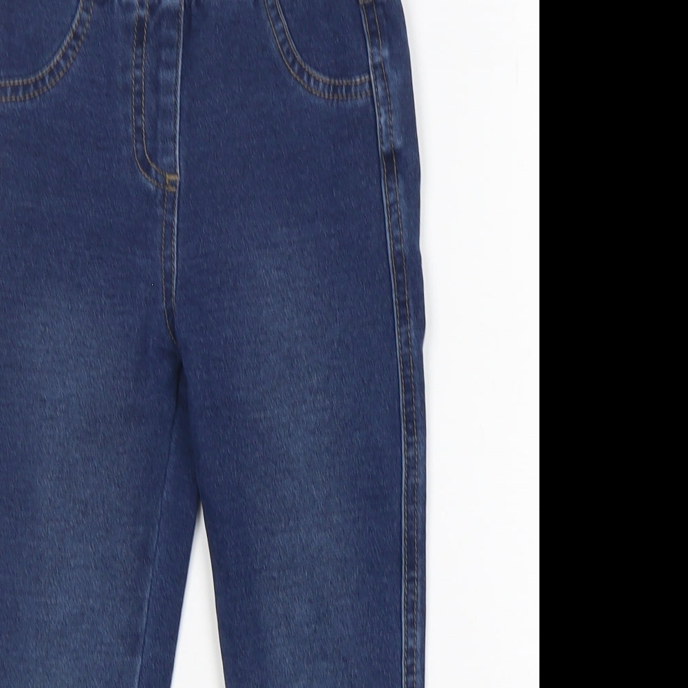 Matalan Girls Blue  Cotton Jegging Jeans Size 3-4 Years  Regular