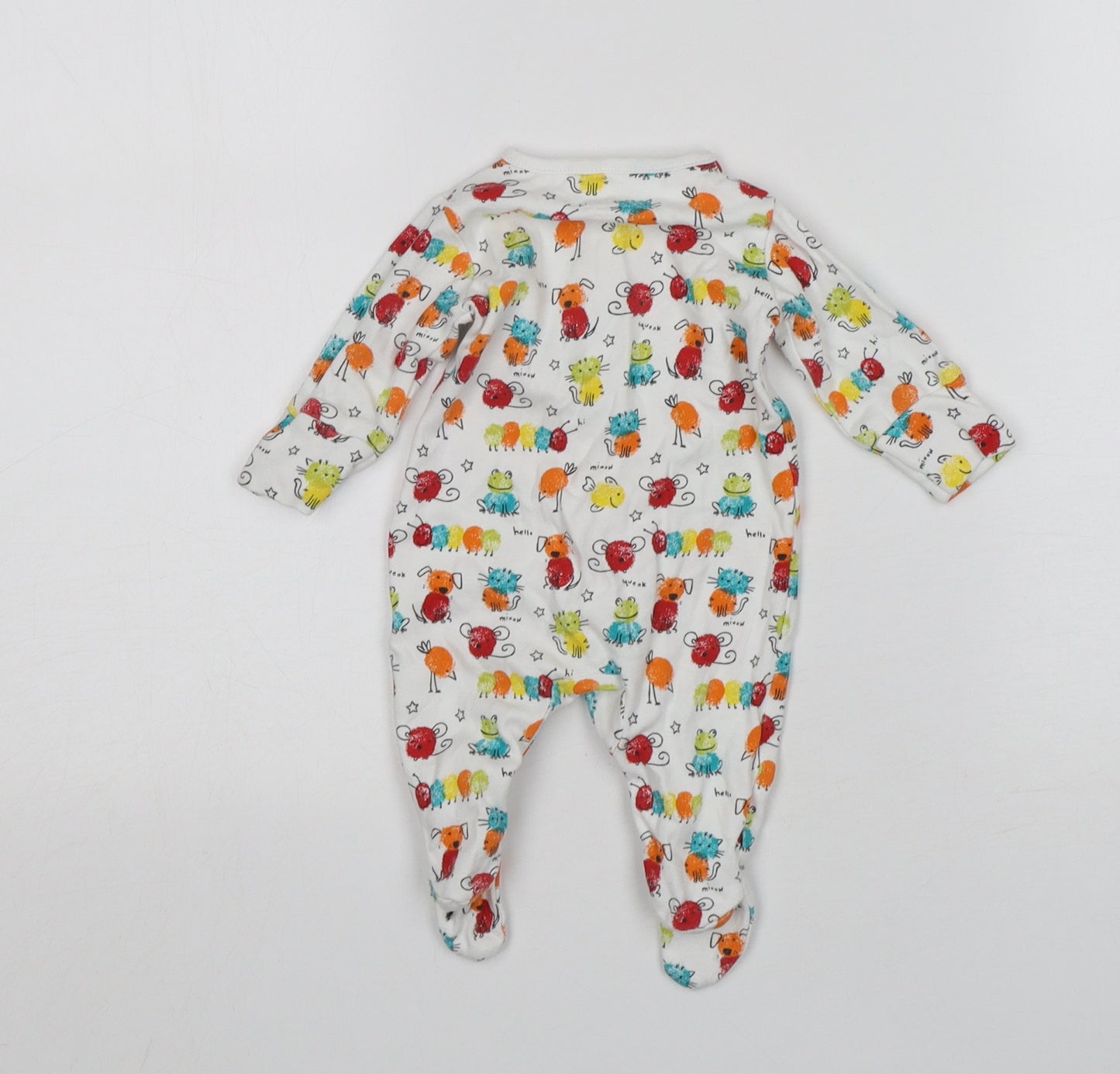 NEXT Baby Multicoloured  Cotton Babygrow One-Piece Size Newborn