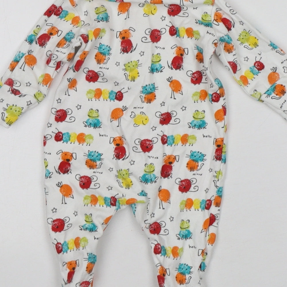 NEXT Baby Multicoloured  Cotton Babygrow One-Piece Size Newborn