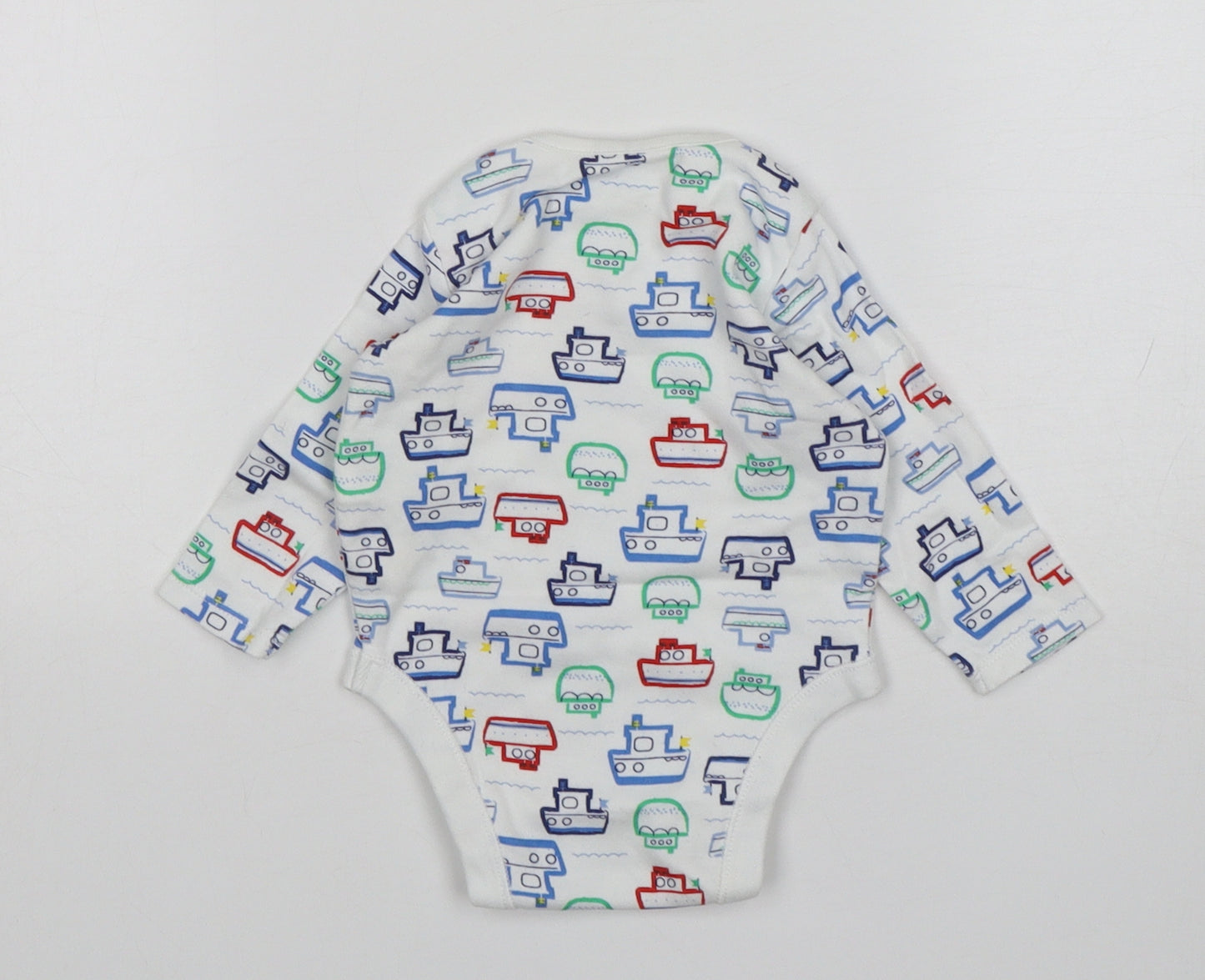 F&F Boys Multicoloured  Cotton Leotard One-Piece Size 3-6 Months