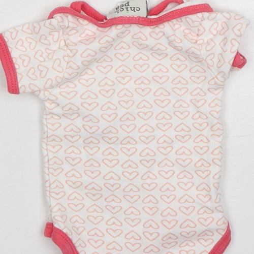Chick Pea  Girls Multicoloured Polka Dot Cotton Leotard One-Piece Size 0-3 Months