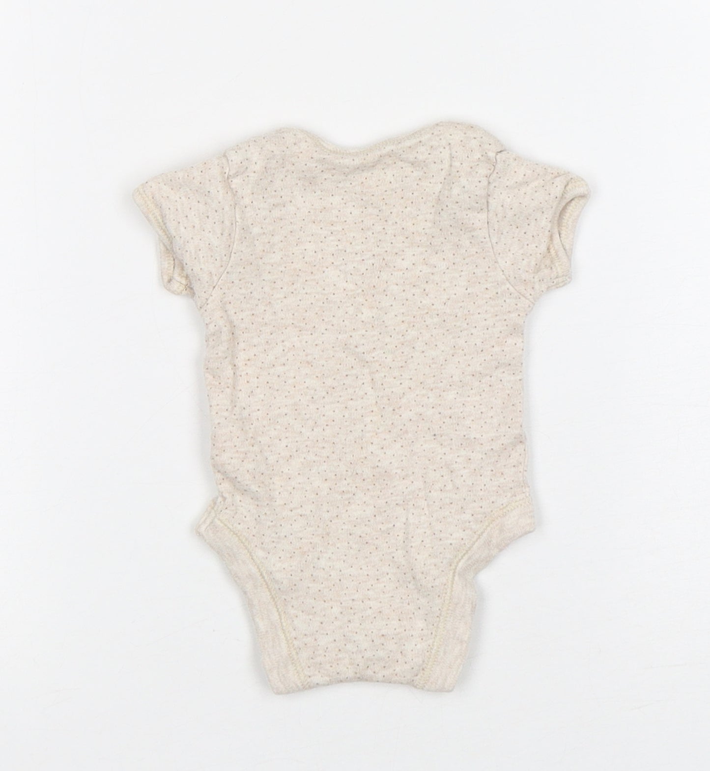 George Girls Beige  Cotton Leotard One-Piece Size Newborn