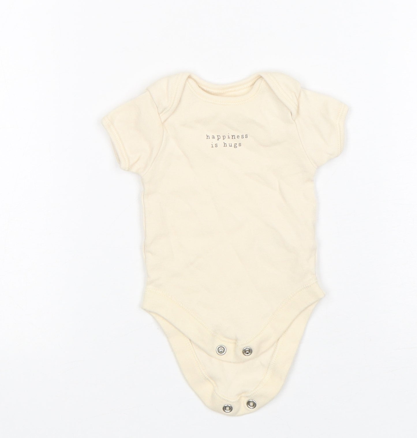 George Baby Beige  Cotton Leotard One-Piece Size Newborn