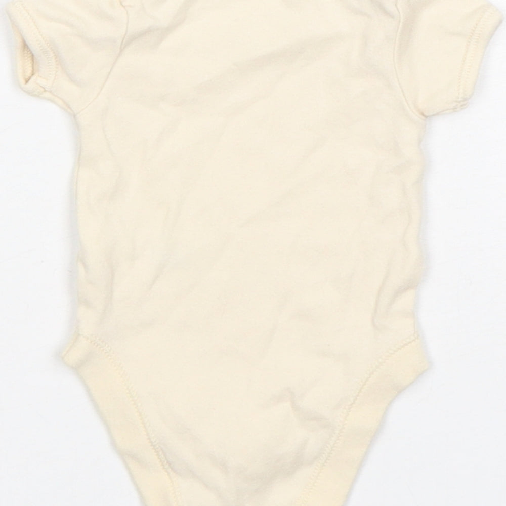 George Baby Beige  Cotton Leotard One-Piece Size Newborn