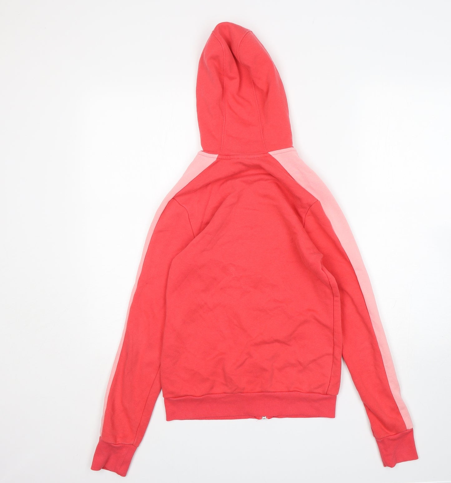 adidas Girls Pink  Cotton Full Zip Hoodie Size 13-14 Years