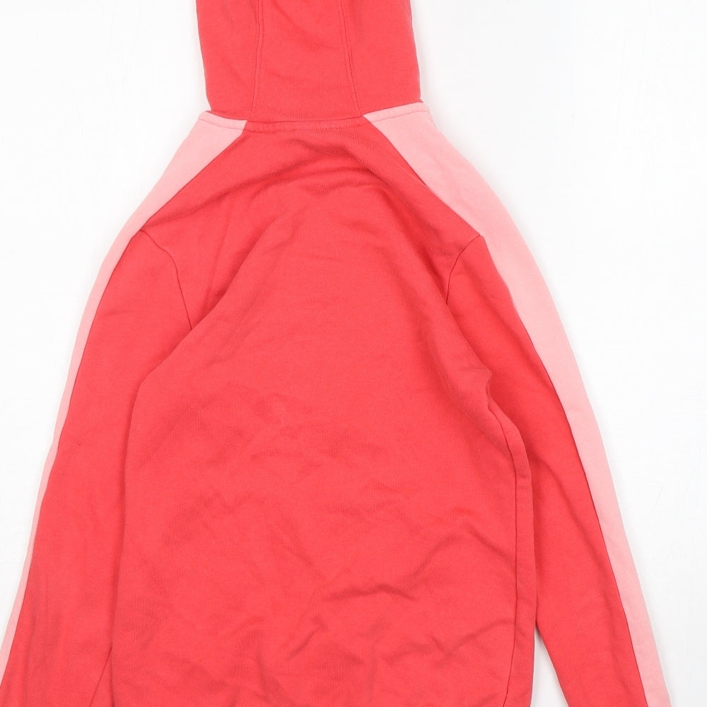 adidas Girls Pink  Cotton Full Zip Hoodie Size 13-14 Years