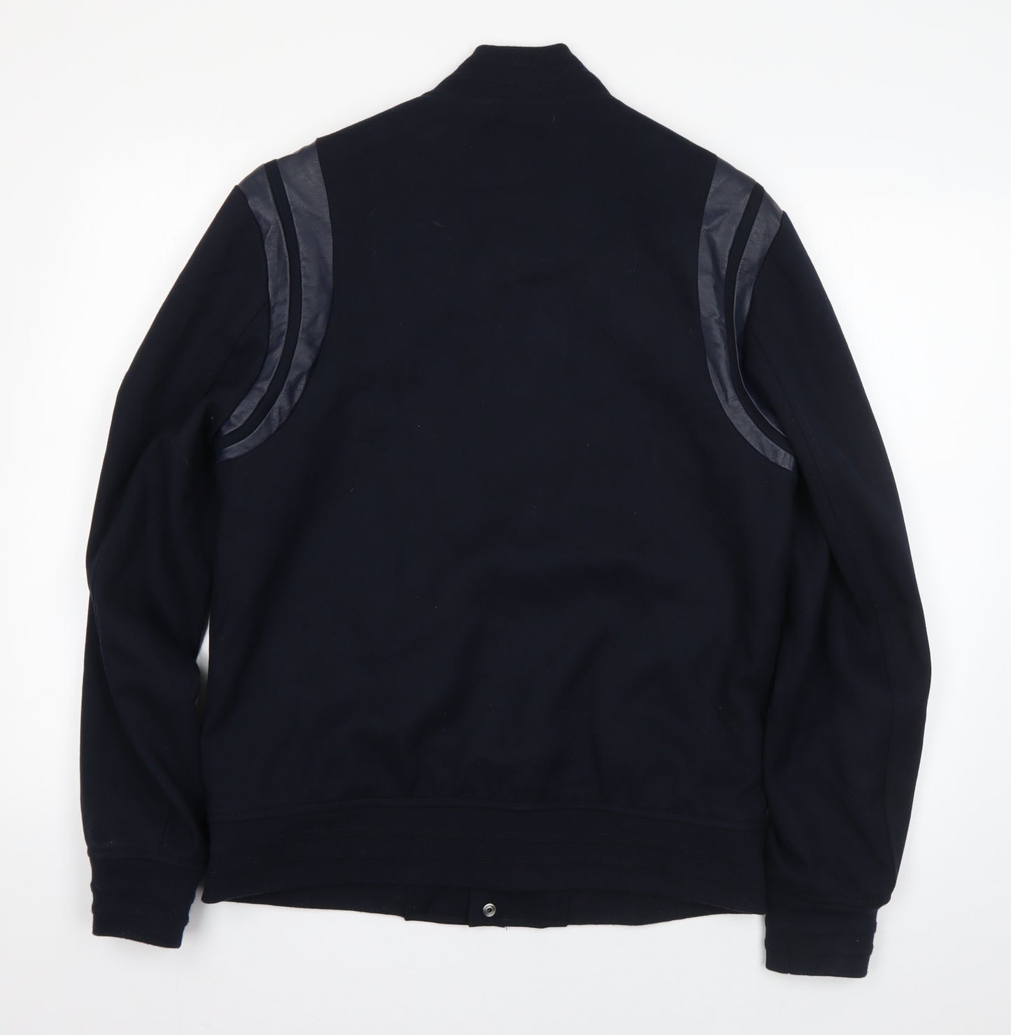 H&M Womens Blue   Varsity Jacket Jacket Size M  Zip