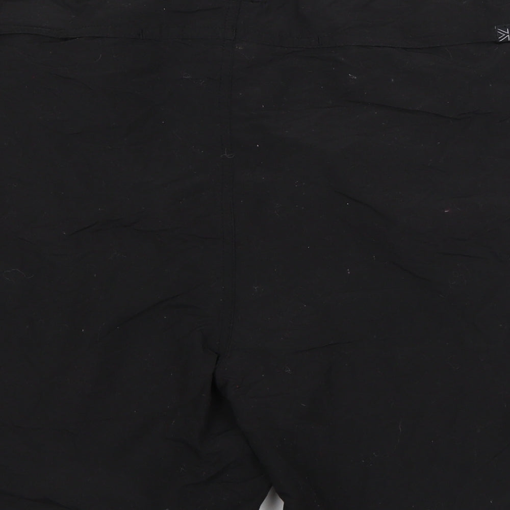 Karrimor Mens Black  Nylon Sweat Shorts Size L L9 in Regular Zip