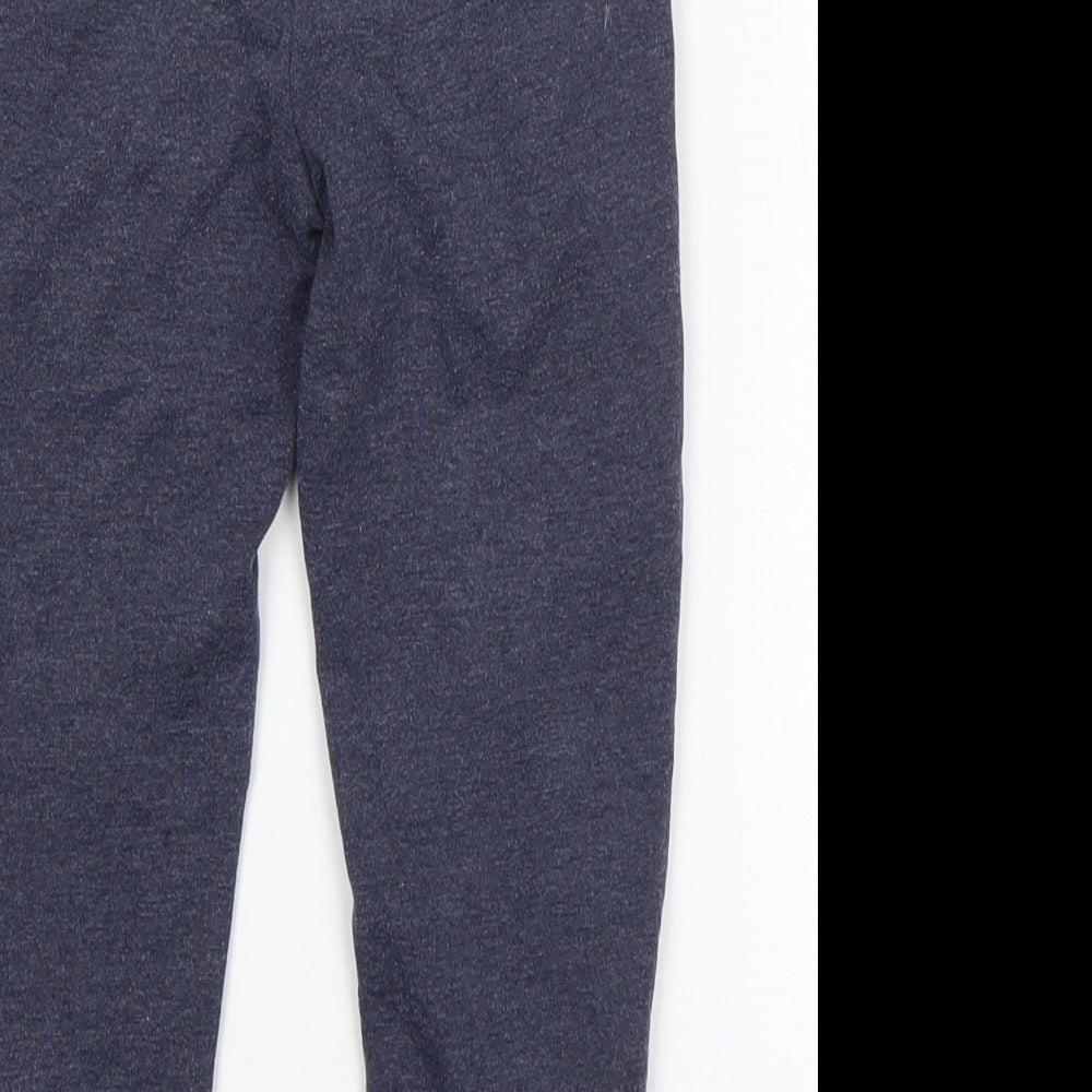 NEXT Boys Blue  Cotton Jogger Trousers Size 4 Years  Regular Drawstring