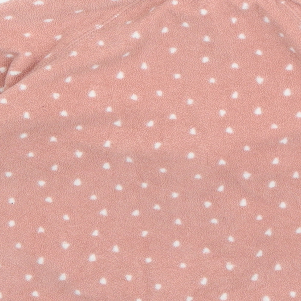 H&M Girls Pink Polka Dot  Jacket  Size 2 Years  Zip