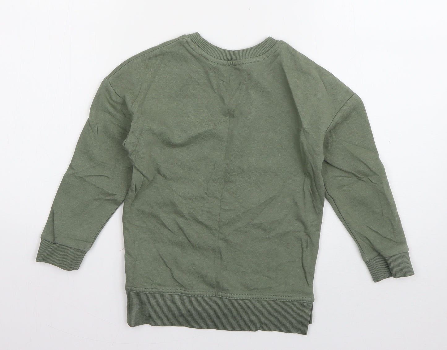 George Boys Green  Cotton Pullover Sweatshirt Size 4-5 Years  Pullover - Always Awesome