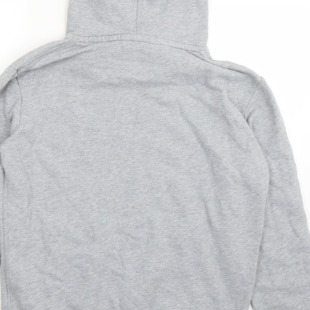 Superdry Mens Grey  Cotton Pullover Hoodie Size L