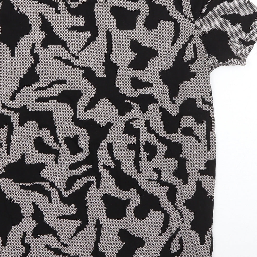 Xbox Boys Black  Cotton Basic T-Shirt Size 10-11 Years Round Neck Pullover