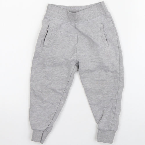 Firetrap Boys Grey  Cotton Jogger Trousers Size 2-3 Years  Regular