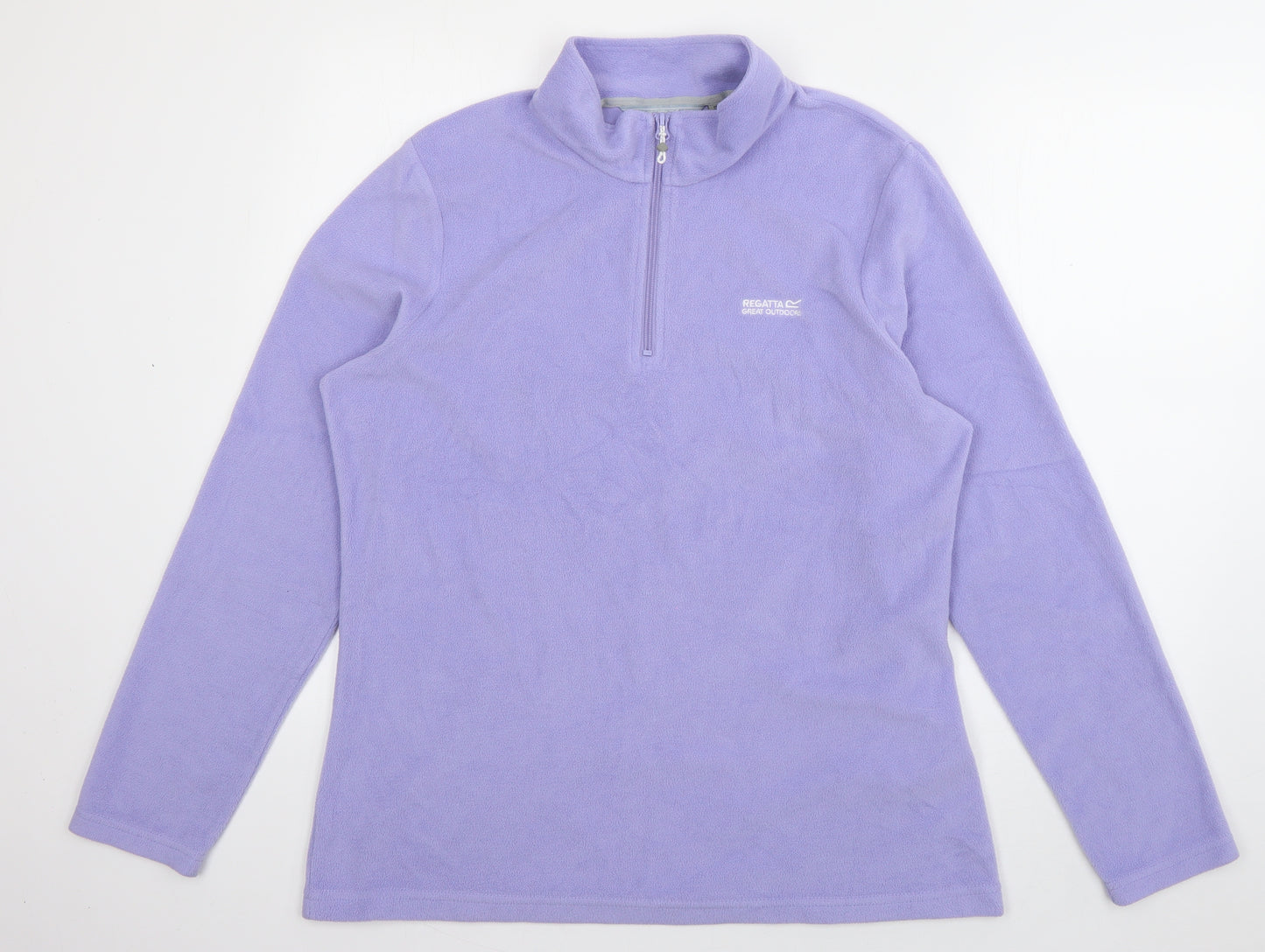 Regatta Womens Purple  Polyester Pullover Sweatshirt Size 16  Pullover