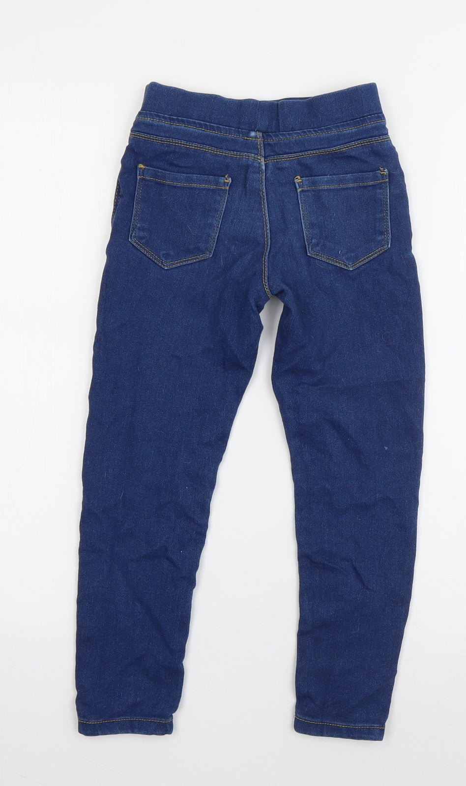 PEP & CO Girls Blue  Cotton Jegging Jeans Size 5-6 Years  Regular