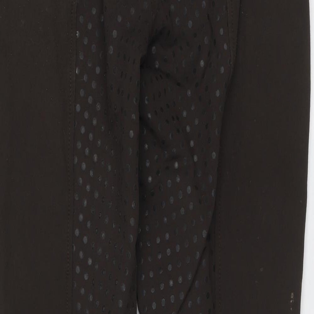 Mantar Womens Brown  Polyamide Trousers  Size 10 L29 in Regular Zip - horse riding