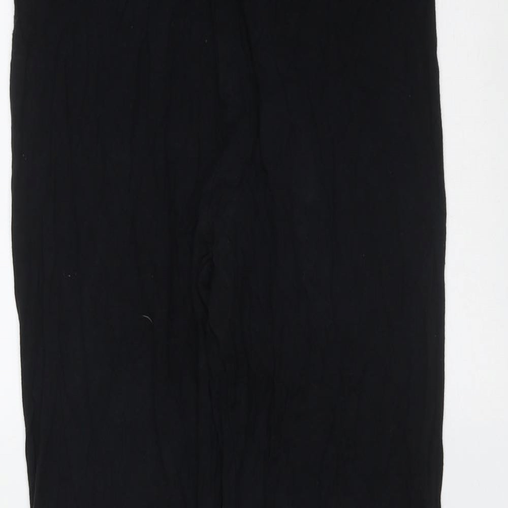 NEXT Womens Black  Viscose Carrot Leggings Size 12 L26 in