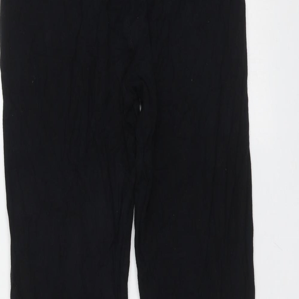 NEXT Womens Black  Viscose Carrot Leggings Size 12 L26 in