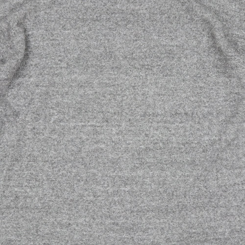 New Look Womens Grey Round Neck  Viscose Pullover Jumper Size M