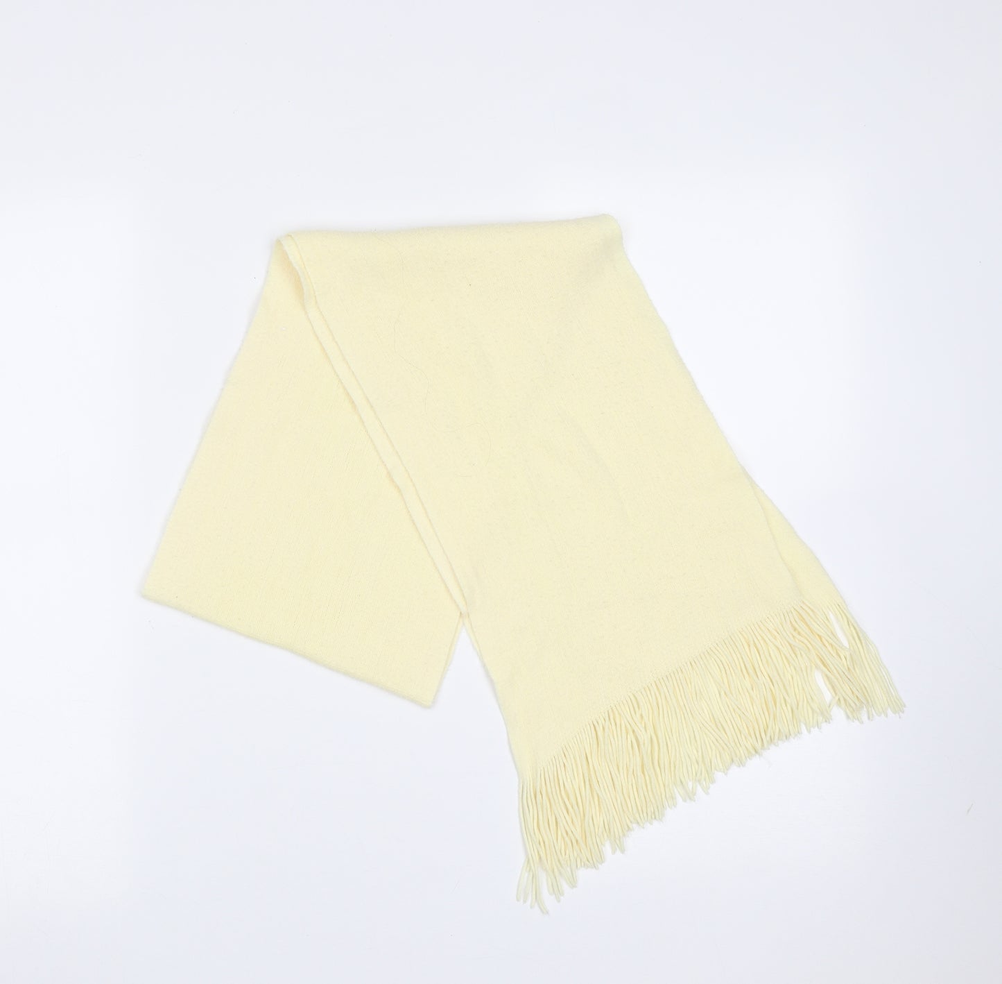 Preworn Womens Yellow  Polyester  Scarf
