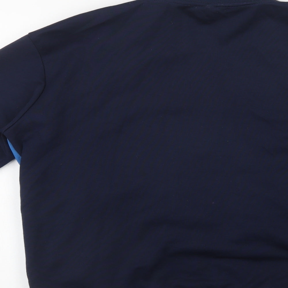 ellesse Mens Blue  Cotton Full Zip Sweatshirt Size M