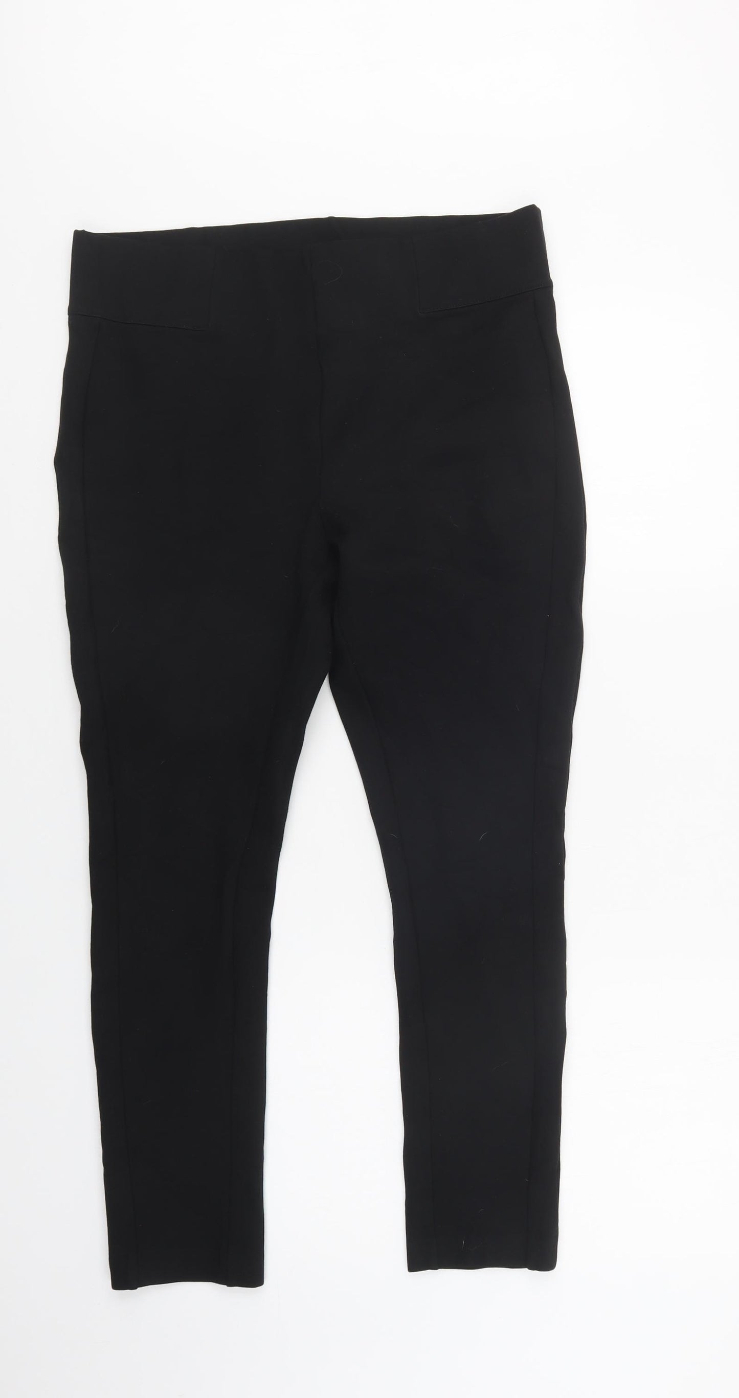 M&S Womens Black  Viscose Jegging Leggings Size 14 L28 in