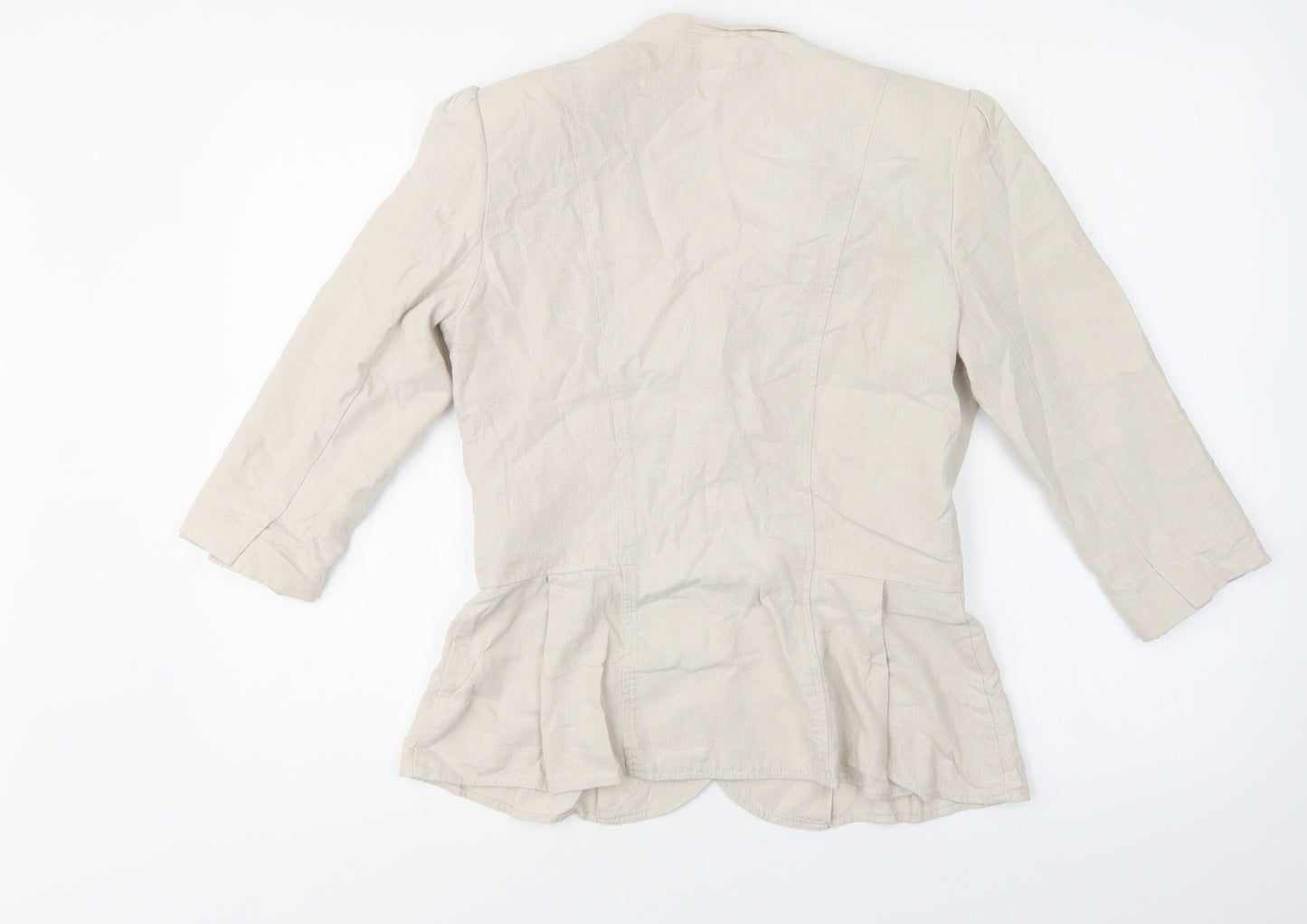 Matalan Womens Beige   Jacket Blazer   Button
