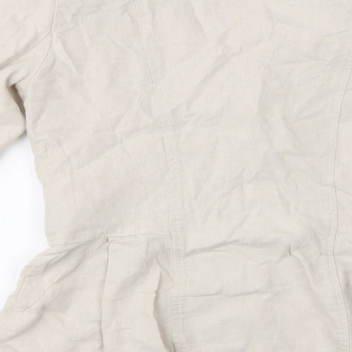 Matalan Womens Beige   Jacket Blazer   Button