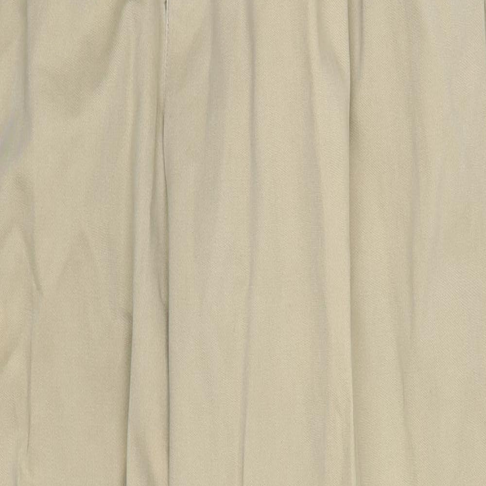 Preworn Mens Beige  Cotton Chino Trousers Size 34 L30 in Regular Button