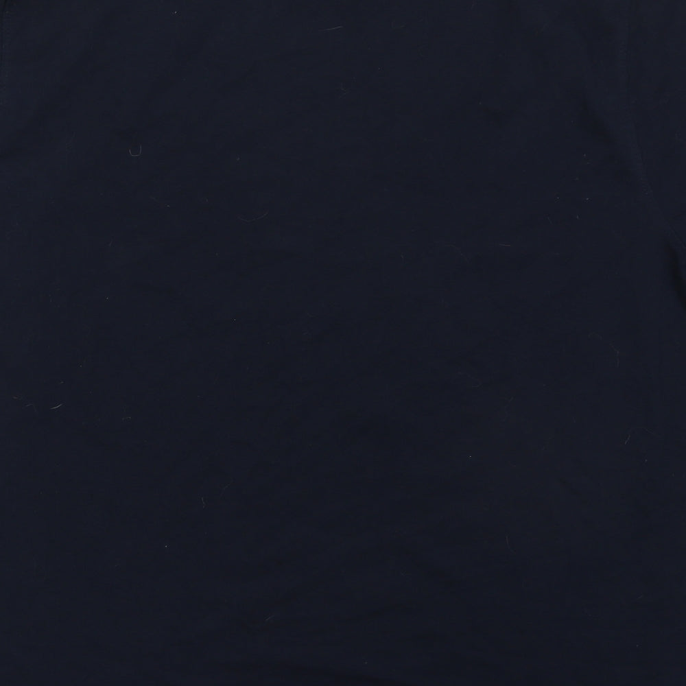 Mountain Warehouse Mens Blue  Cotton  T-Shirt Size 2XL Crew Neck  - Not All Who Wander Are Lost