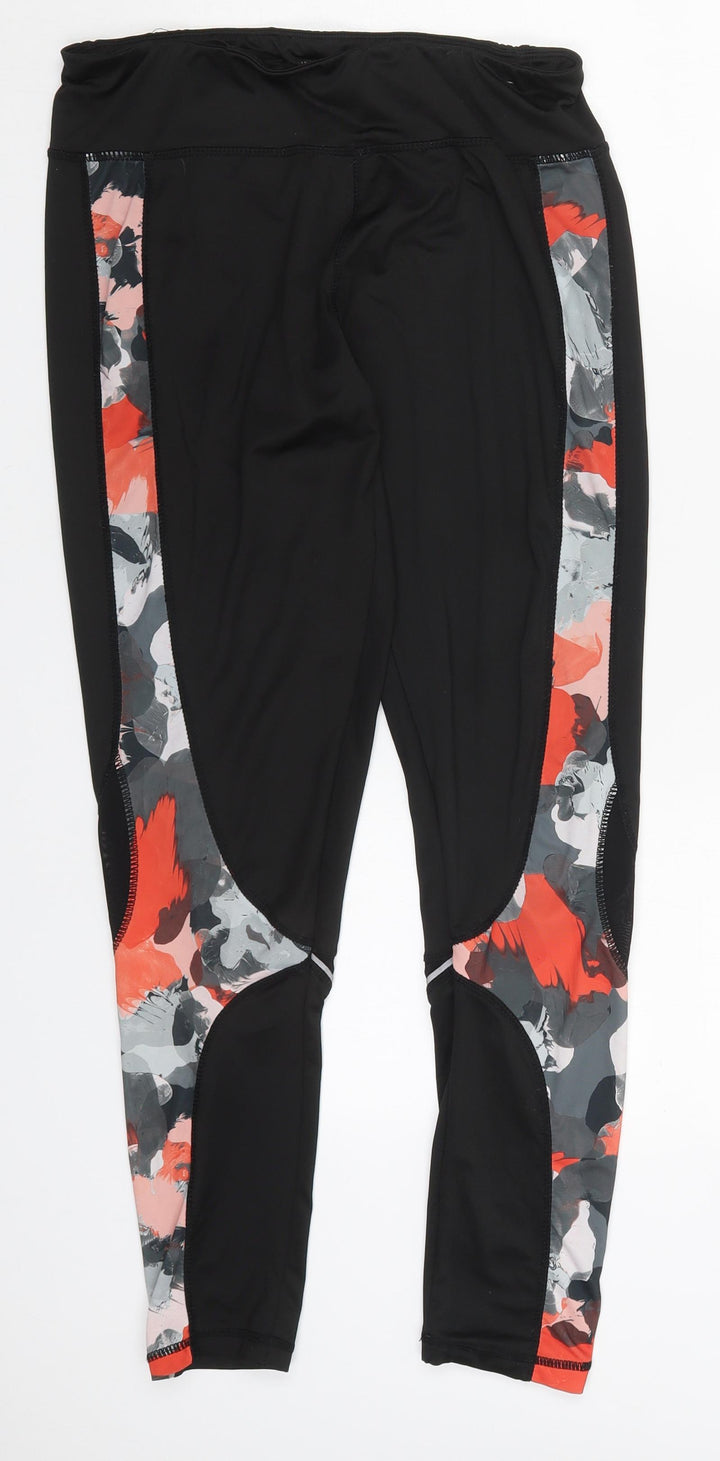 Preworn Womens Multicoloured Geometric Polyester Capri Leggings Size 29 in L26 in Regular