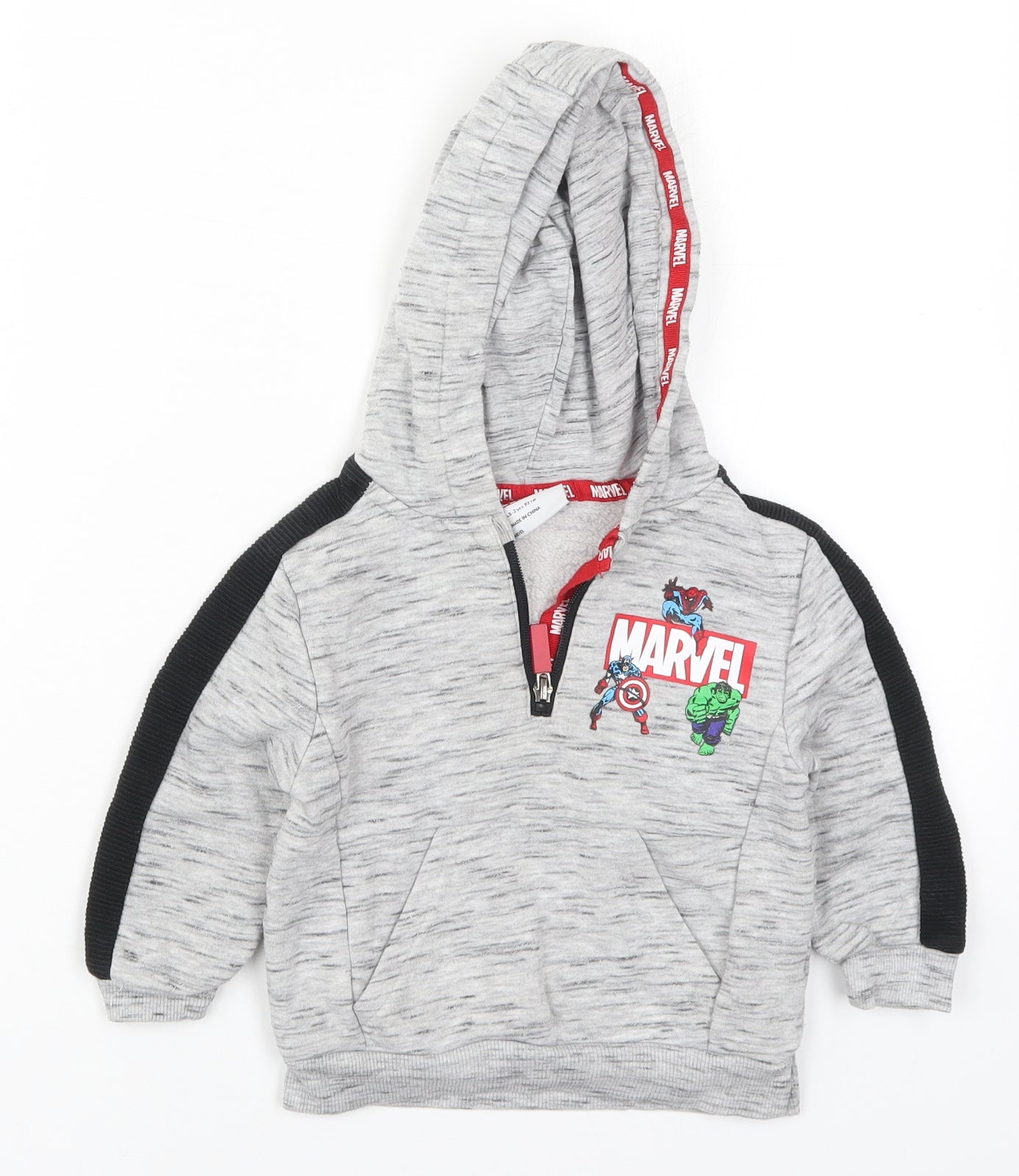 Primark Boys Grey   Jacket  Size 12-18 Months   Pullover - Marvel Hoodie