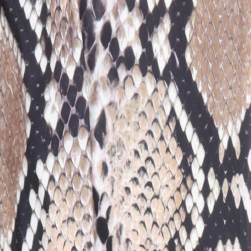 Preworn Womens Brown Animal Print Cotton Carrot Leggings Size M L29.5 in