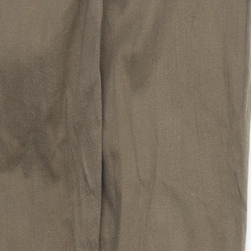 Dorothy Perkins Womens Green  Cotton Skinny Jeans Size 10 L29 in Regular Button