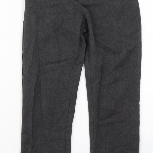 NEXT Boys Grey  Polyester Dress Pants Trousers Size 10 Years  Regular Button