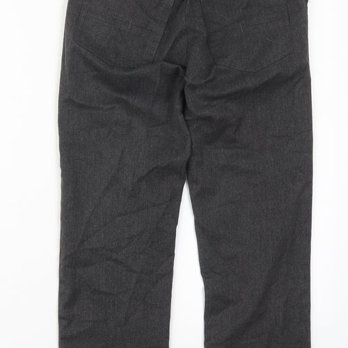 NEXT Boys Grey  Polyester Dress Pants Trousers Size 10 Years  Regular Button