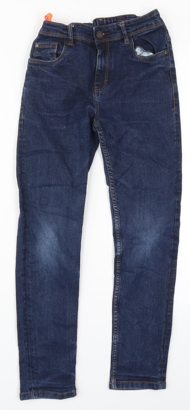 NEXT Boys Blue  Cotton Skinny Jeans Size 10 Years  Regular Button