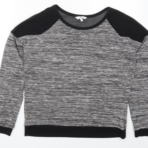 NEXT Womens Grey  Viscose Pullover Sweatshirt Size 14  Pullover