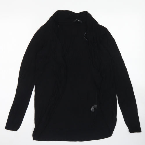 George Womens Black Round Neck  Viscose Cardigan Jumper Size 10