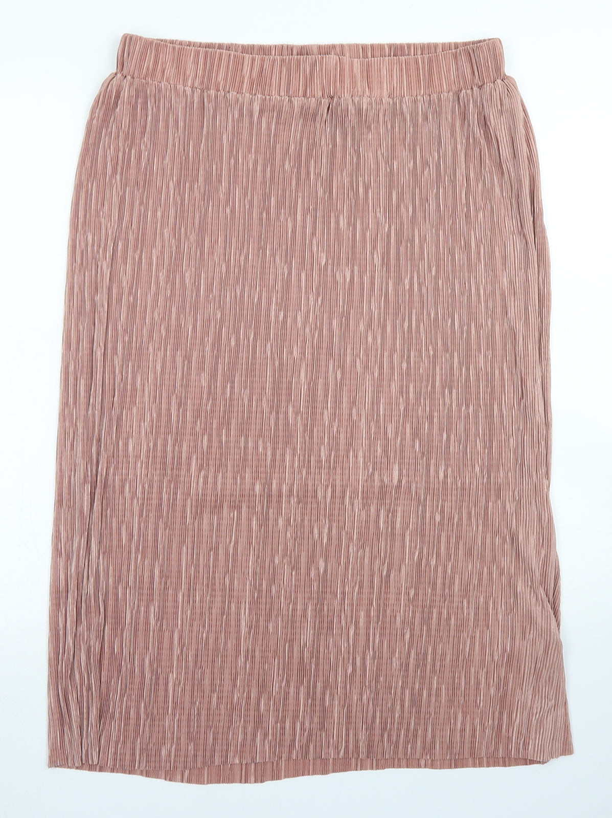 TU Womens Pink  Polyester Pleated Skirt Size 16
