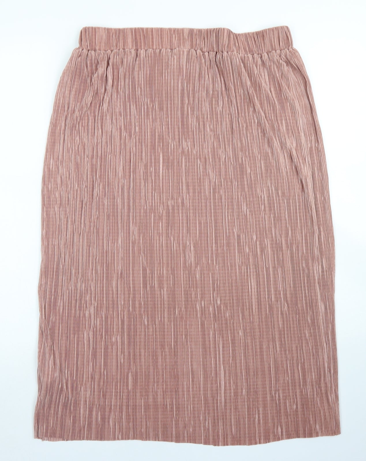 TU Womens Pink  Polyester Pleated Skirt Size 16