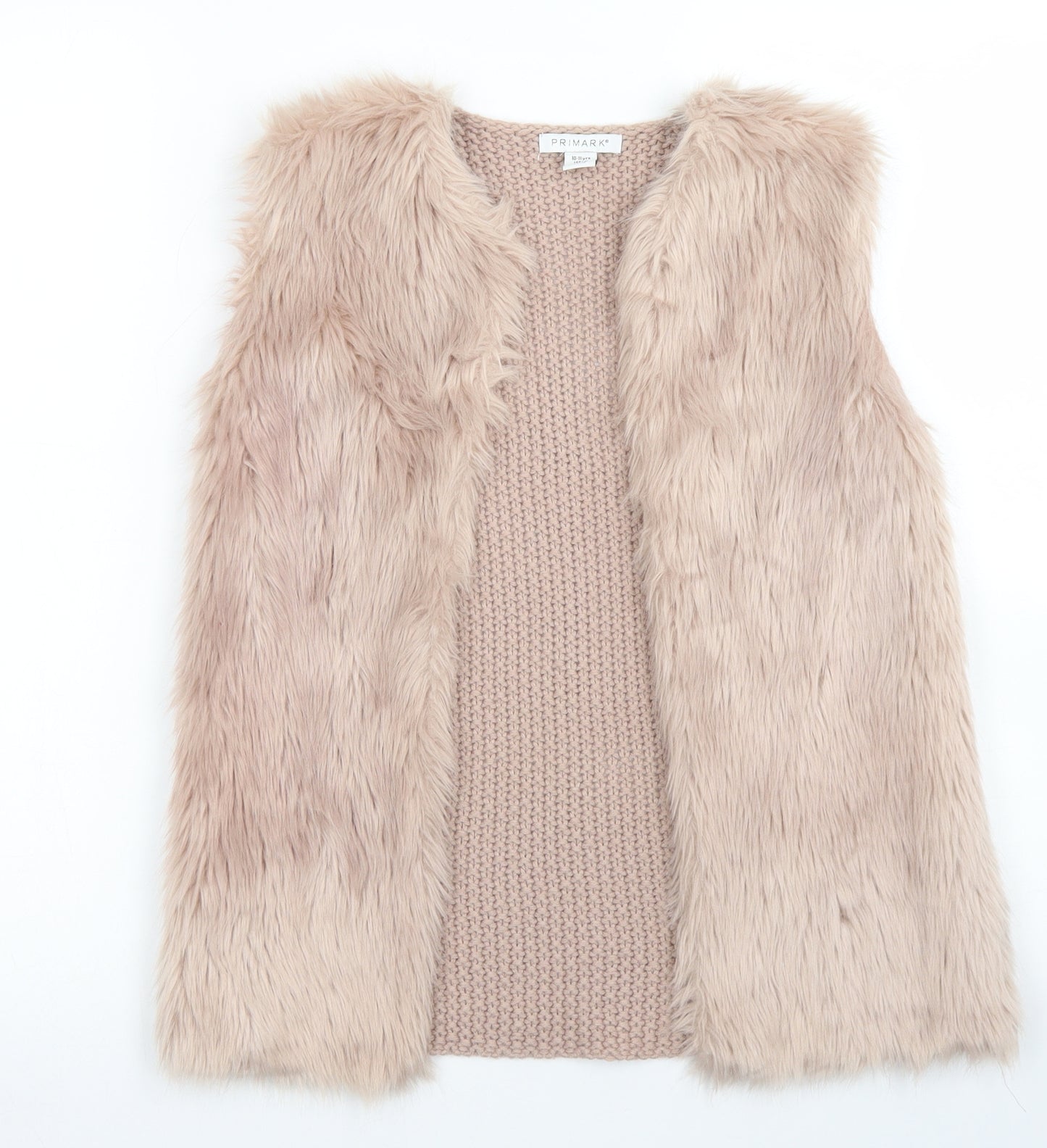 Primark Girls Pink   Gilet Jacket Size 10-11 Years