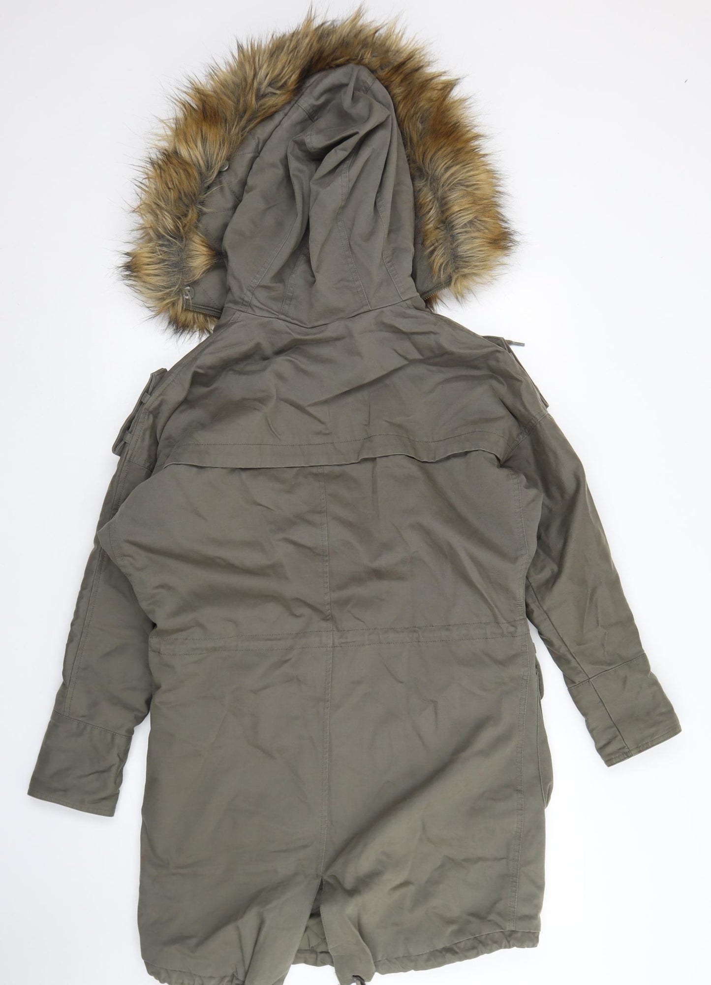 Whistles Womens Green   Parka Coat Size XL  Zip