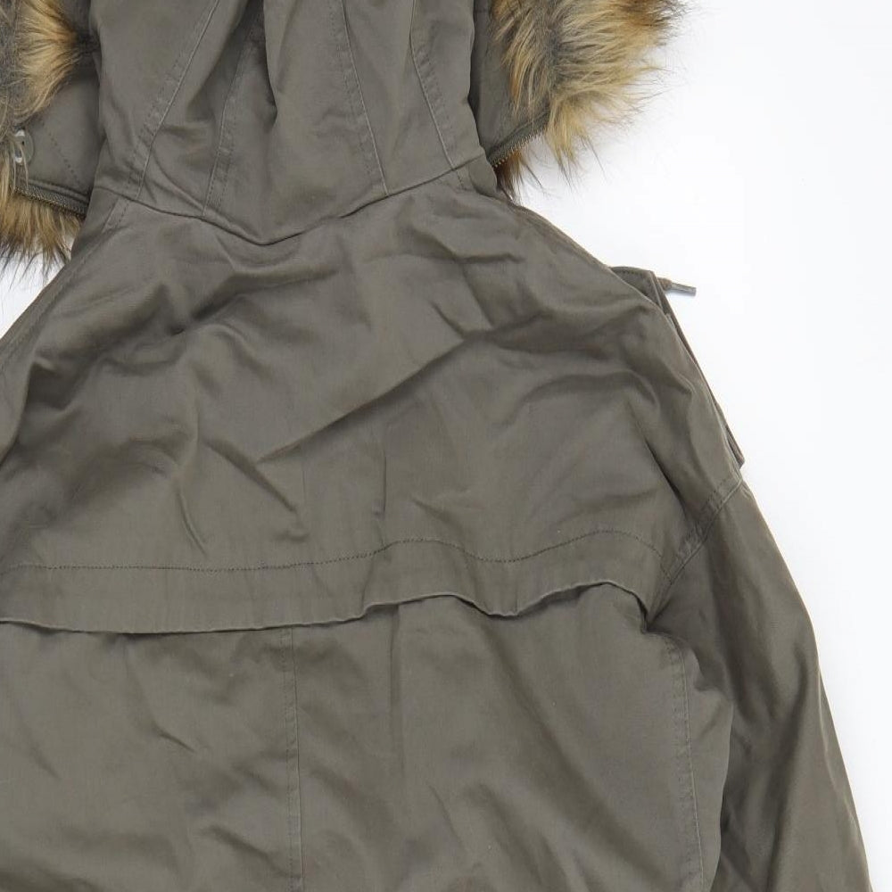 Whistles Womens Green   Parka Coat Size XL  Zip