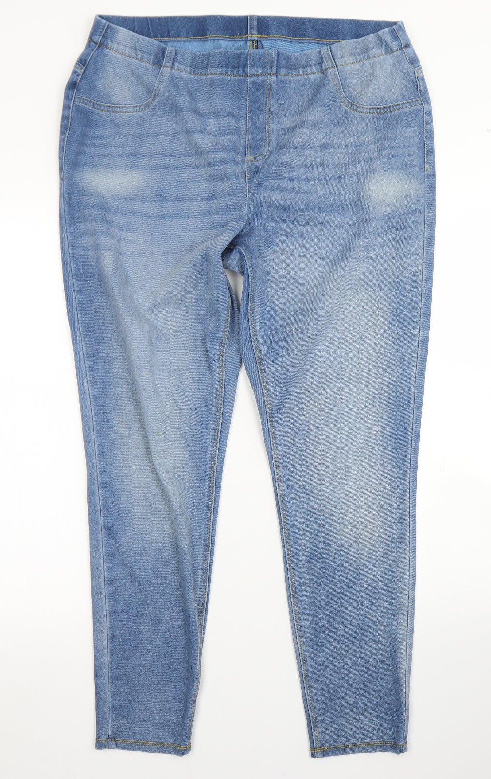 George Womens Blue  Polyester Jegging Jeans Size 18 L28 in Regular