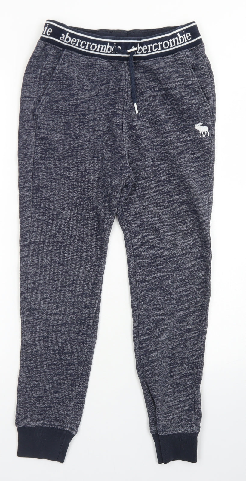 abercrombie kids Boys Blue  Cotton Jogger Trousers Size 9-10 Years  Regular Drawstring
